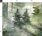 Watercolor Pine Tree Forest Woodland Tranquil Peaceful Woods Trees Rustic Nature Green Custom Printed Fabric by Spoonflower Various Fabrics by the Yard or Fat Quarter 15044019